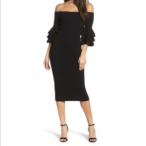 Adelyn Rae off the shoulder sweater dress
